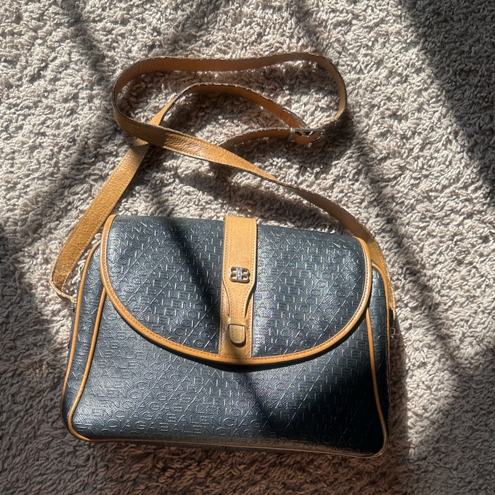 Elegant Black and Tan Women's Bag
